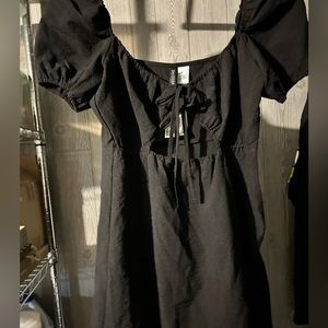 NWT black mini dress